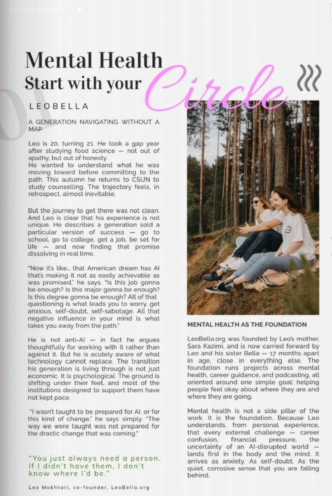 CC Horizon interview — Mental Health: Start with your Circle